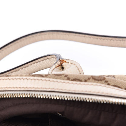 Gucci Monogram Small Princy Satchel Off White 9 of 16