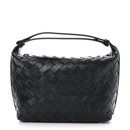 Bottega Veneta Calfskin Nappa Intrecciato Mini Wallace Black 1 of 11
