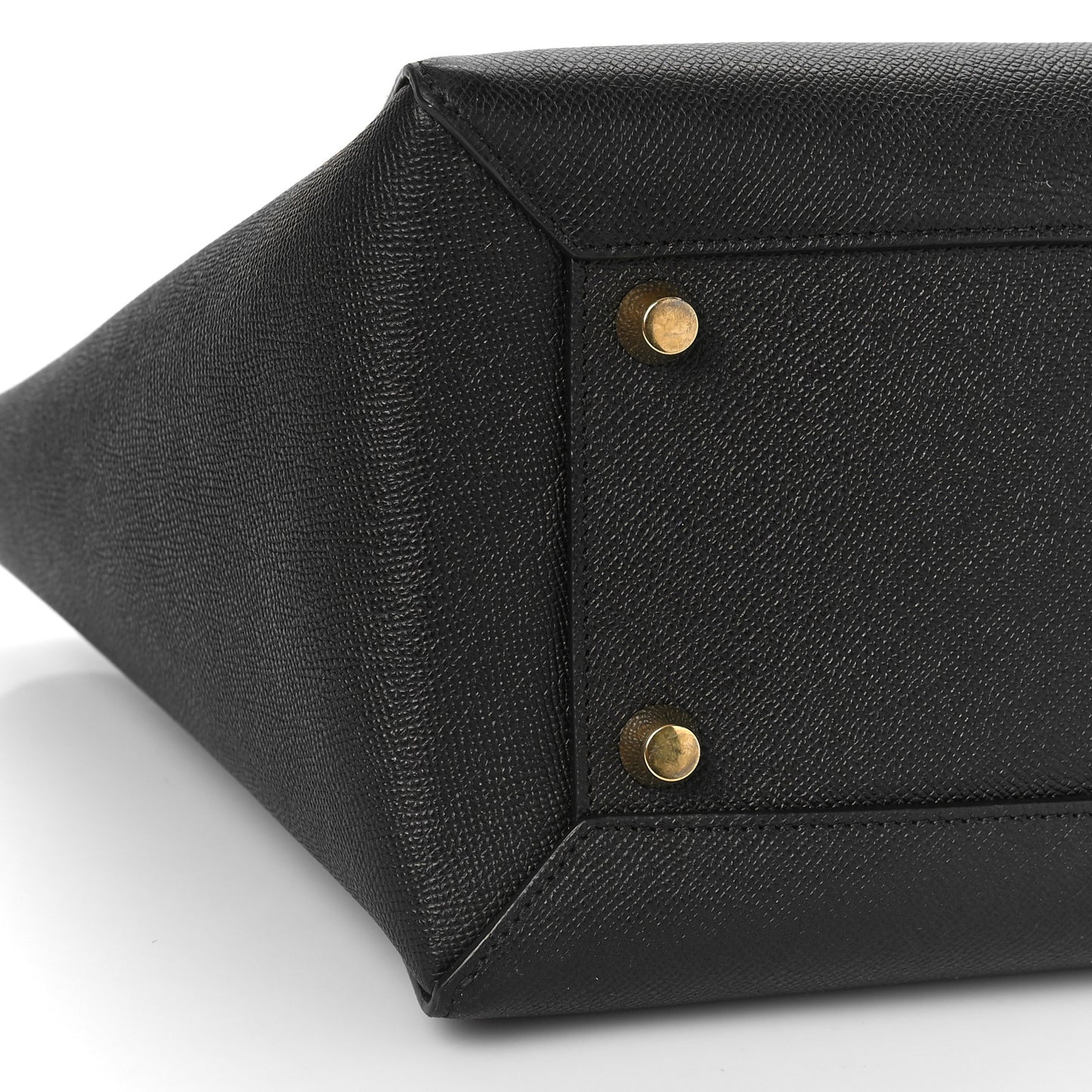 Grained Calfskin Mini Belt Bag Black