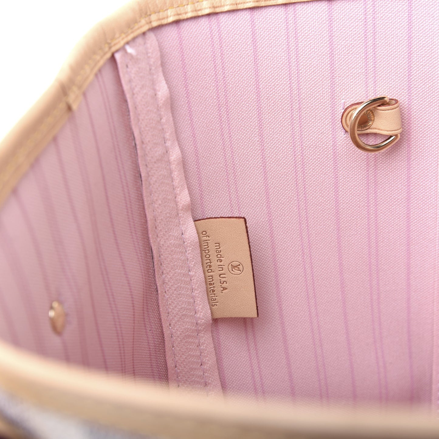 Damier Azur Neo Neverfull MM Rose Ballerine