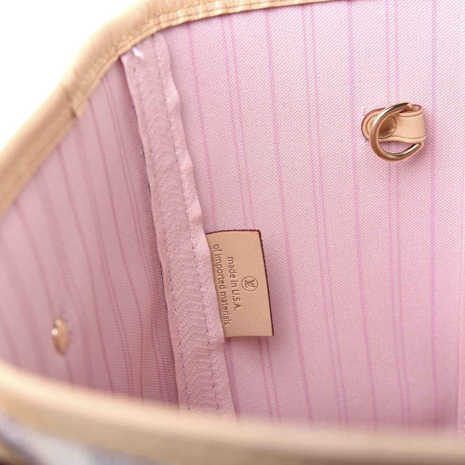 Louis Vuitton Damier Azur Neo Neverfull MM Rose Ballerine 9 of 15
