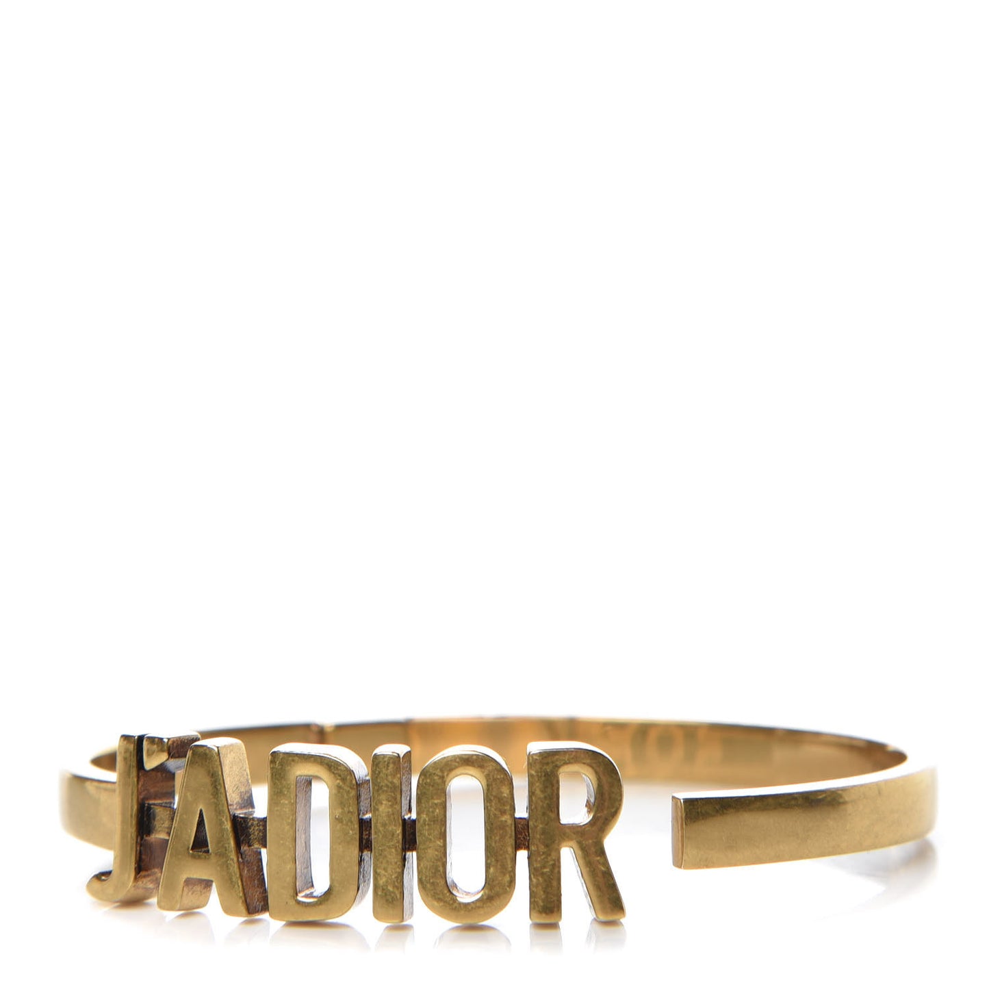 Metal J'Adior Bracelet Cuff Gold