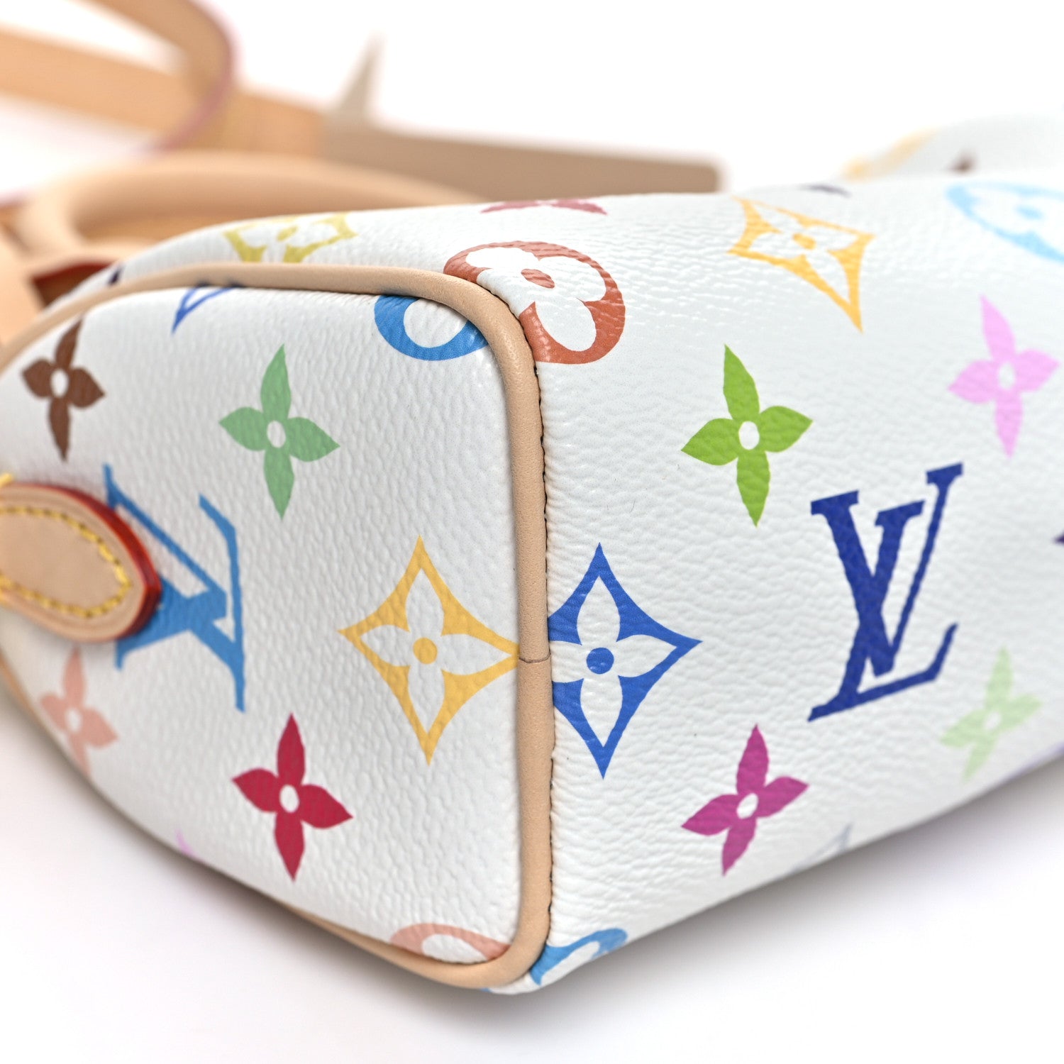 Louis Vuitton LV X TM Monogram Multicolor Nano Speedy White 8 of 10