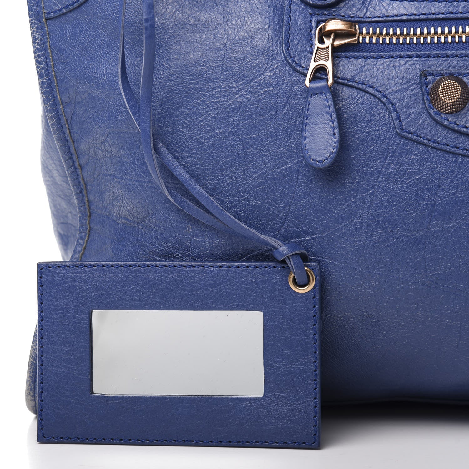 Balenciaga Agneau Giant 12 Rose Gold Hardware Work Bleut Bleu Glacier 11 of 12