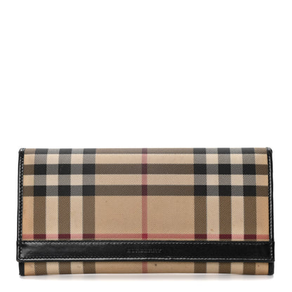 Burberry House Check Continental Wallet Black 1 of 18