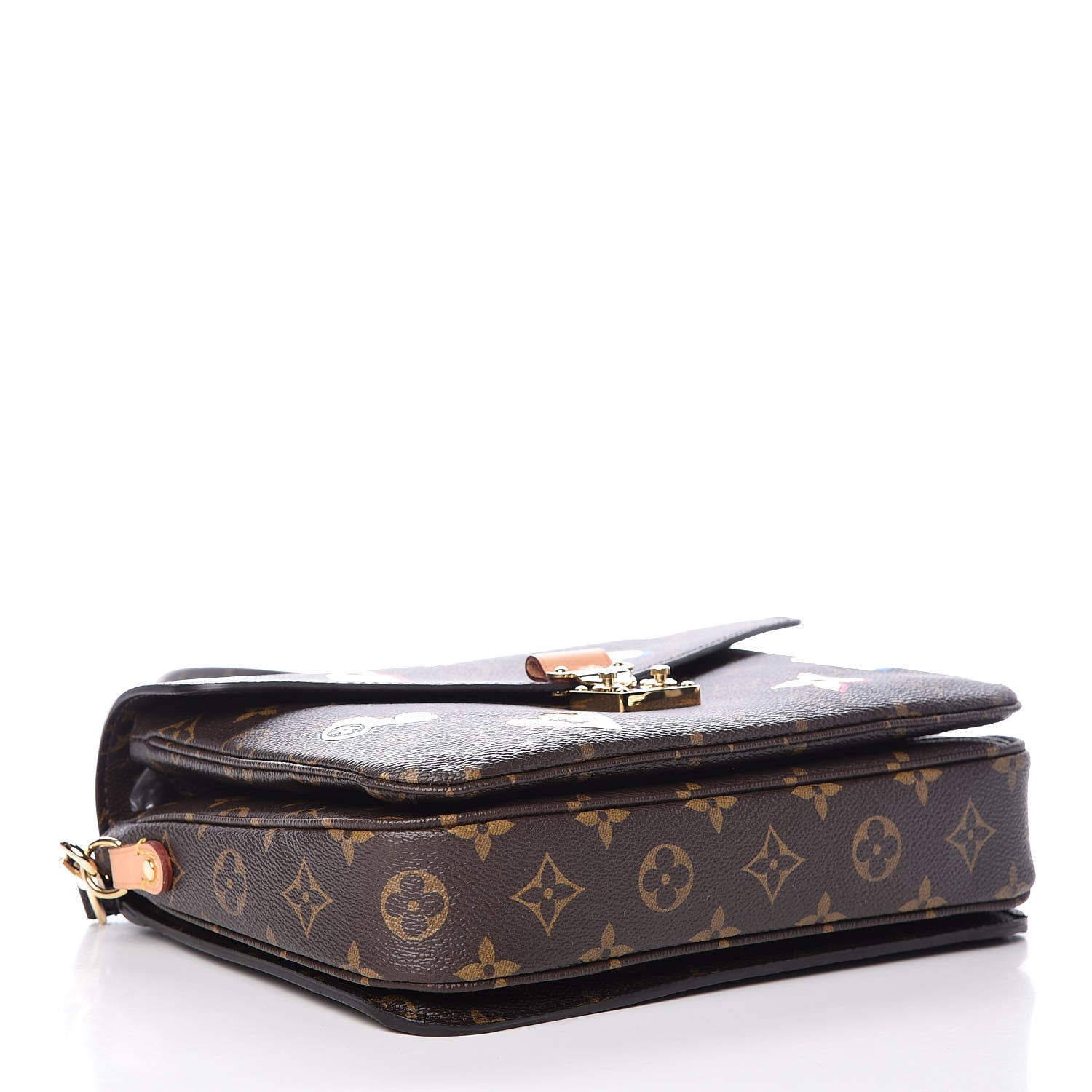 Louis Vuitton Monogram Love Lock Pochette Metis 4 of 9
