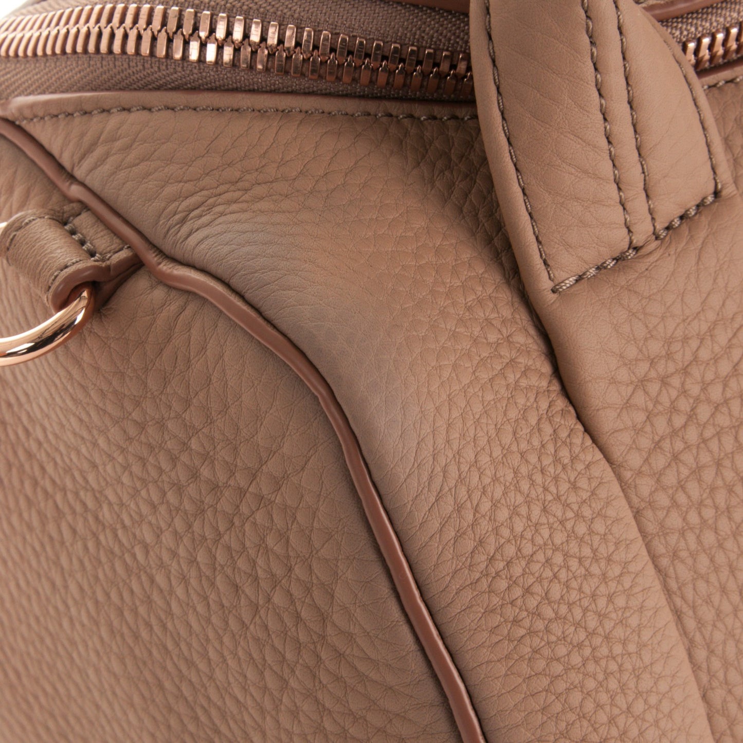 Pebbled Matte Lambskin Rockie Truffle