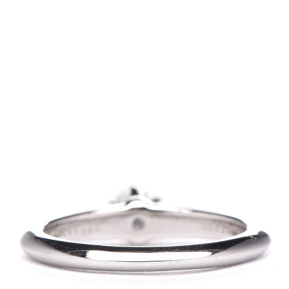 Tiffany Platinum Diamond .18ct Solitaire Engagement Ring 47 4 4 of 7