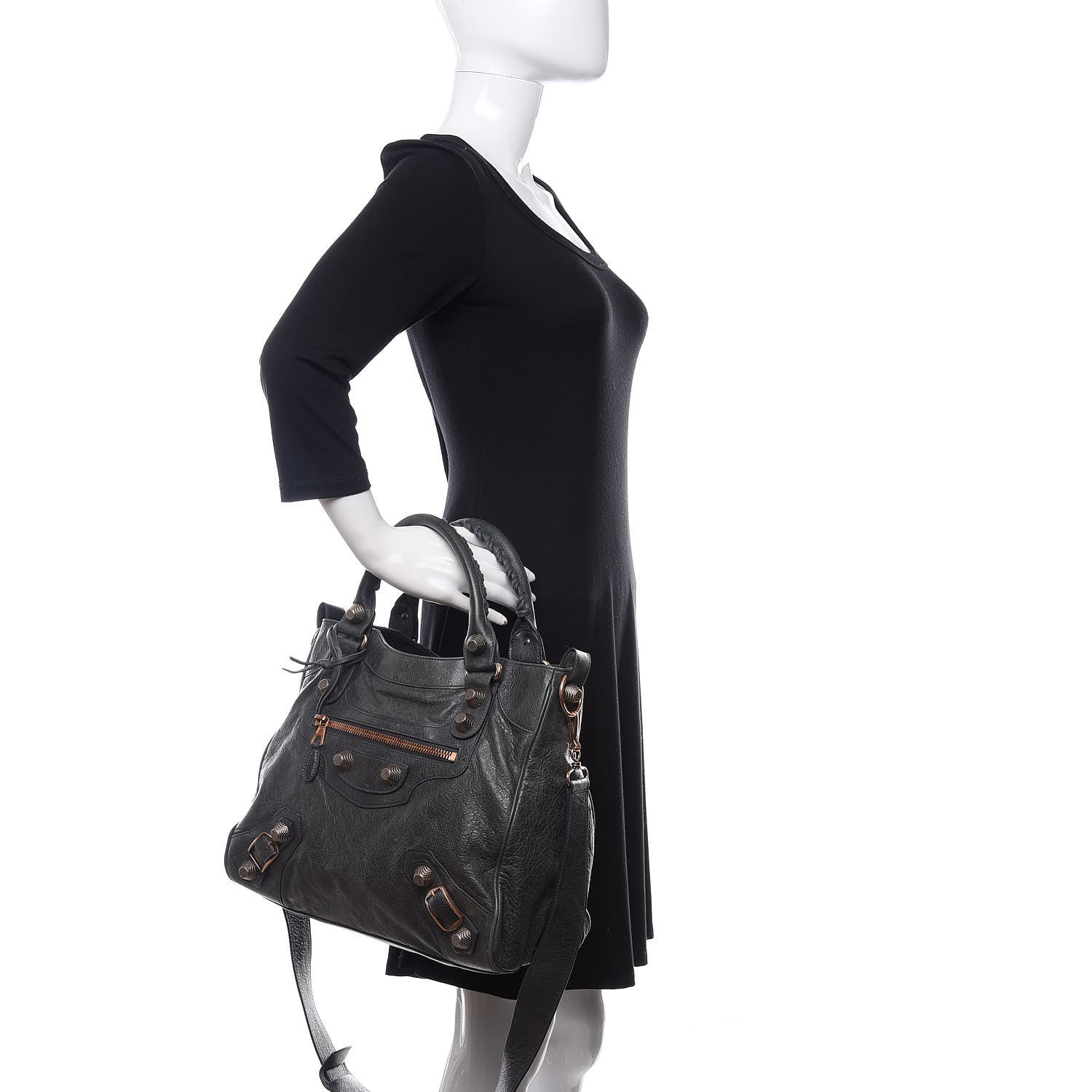 Balenciaga Agneau Giant 21 Rose Gold Hardware Velo Anthracite 3 of 14