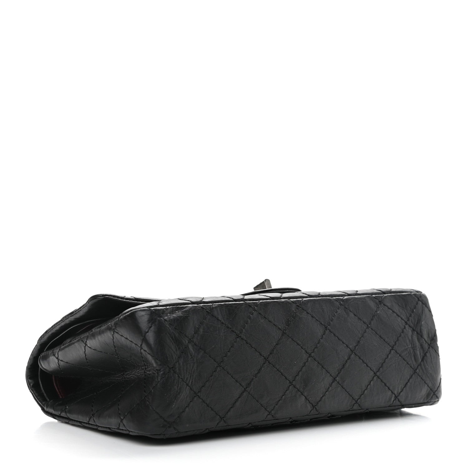 Chanel Aged Calfskin Quilted 2.55 Reissue 225 Flap Black 4 of 13