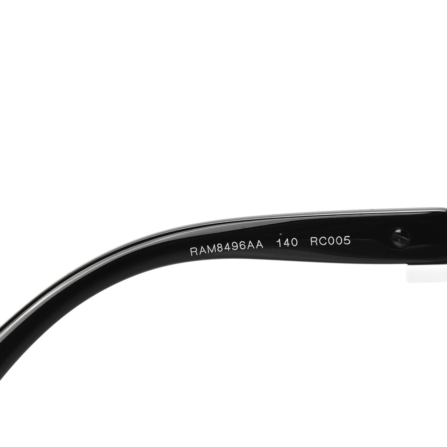 Acetate Strass Square Sunglasses 5422-B Black White