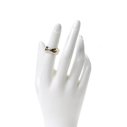 Cartier 18K Pink Yellow White Gold Classic Trinity Ring 52 6 2 of 7