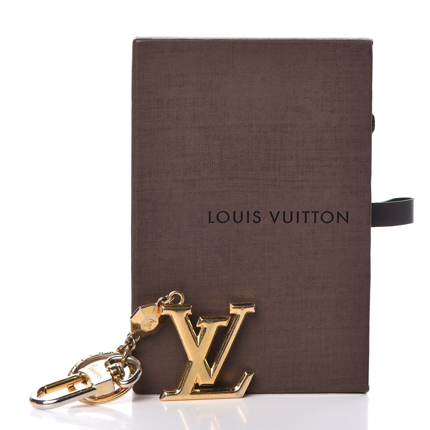 LV Facettes Bag Charm Key Holder Gold
