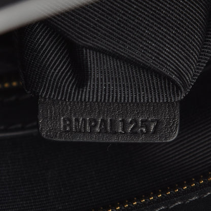Burberry Calfskin 1983 Knight Check Link Medium Zip Tote Black 5 of 9