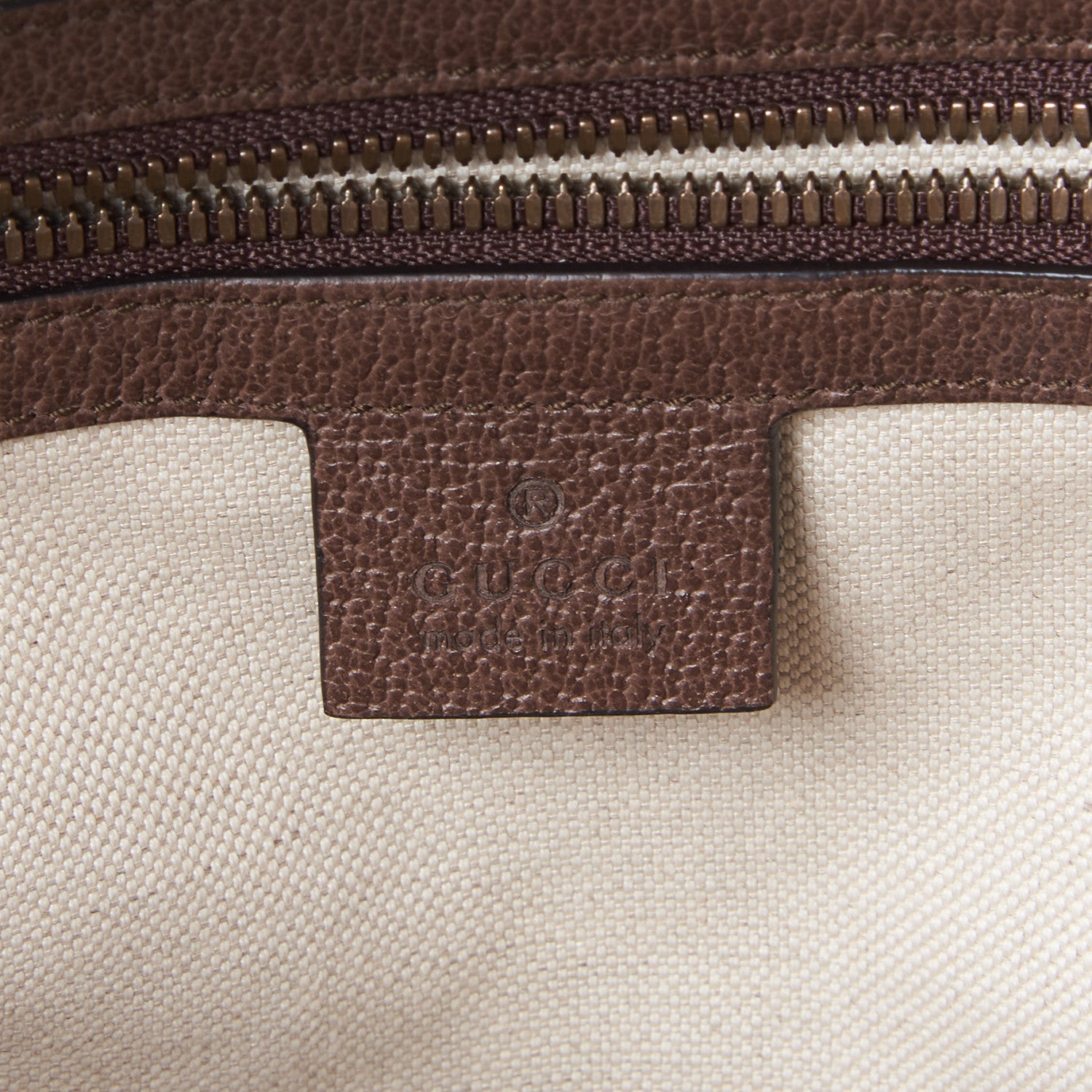 Gucci GG Supreme Monogram Calfskin Web Small Ophidia Day Backpack Beige Ebony New Acero 7 of 9