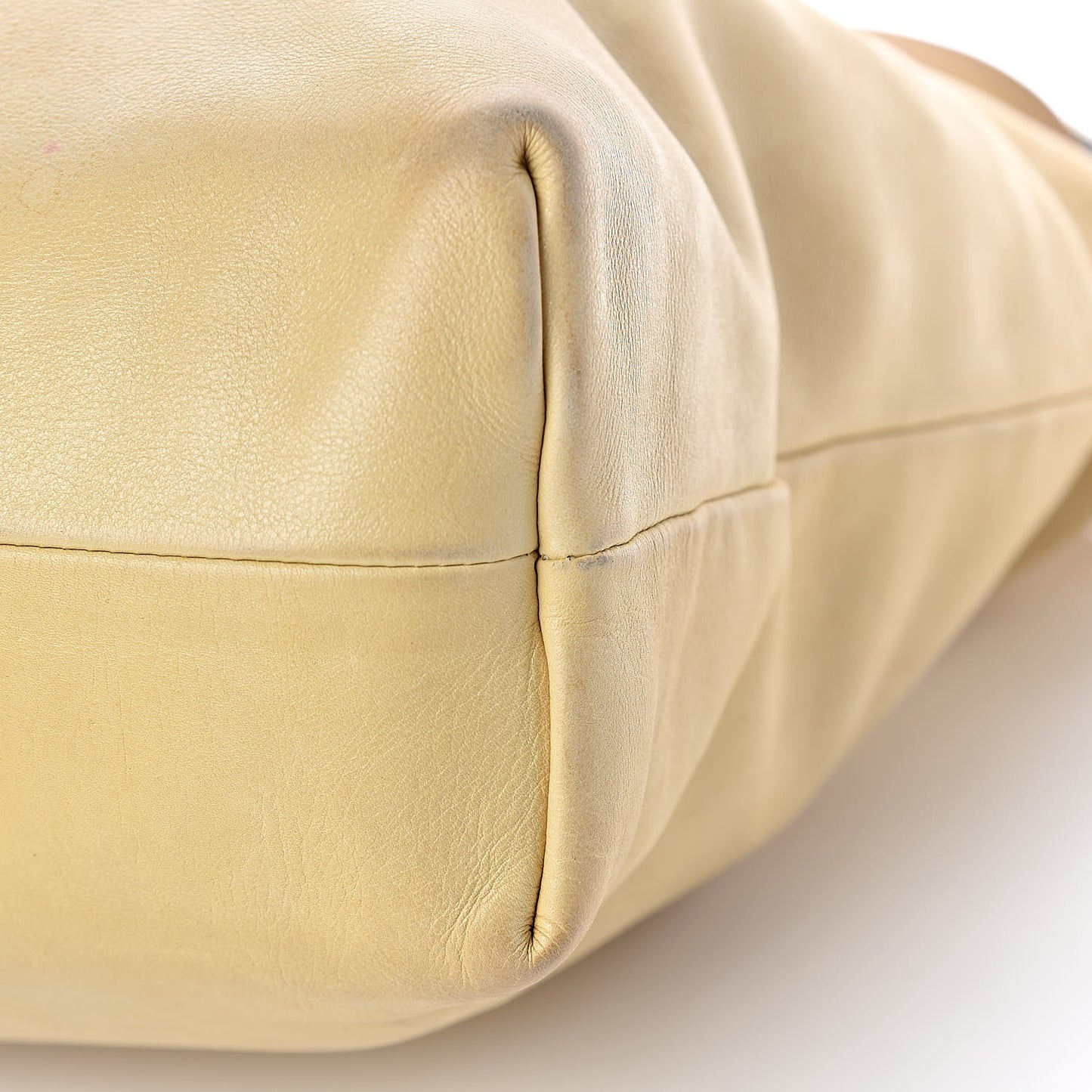 Lambskin Edgy Tote Beige