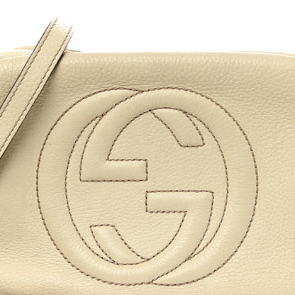 Gucci Pebbled Calfskin Small Soho Disco Bag Off White 8 of 14