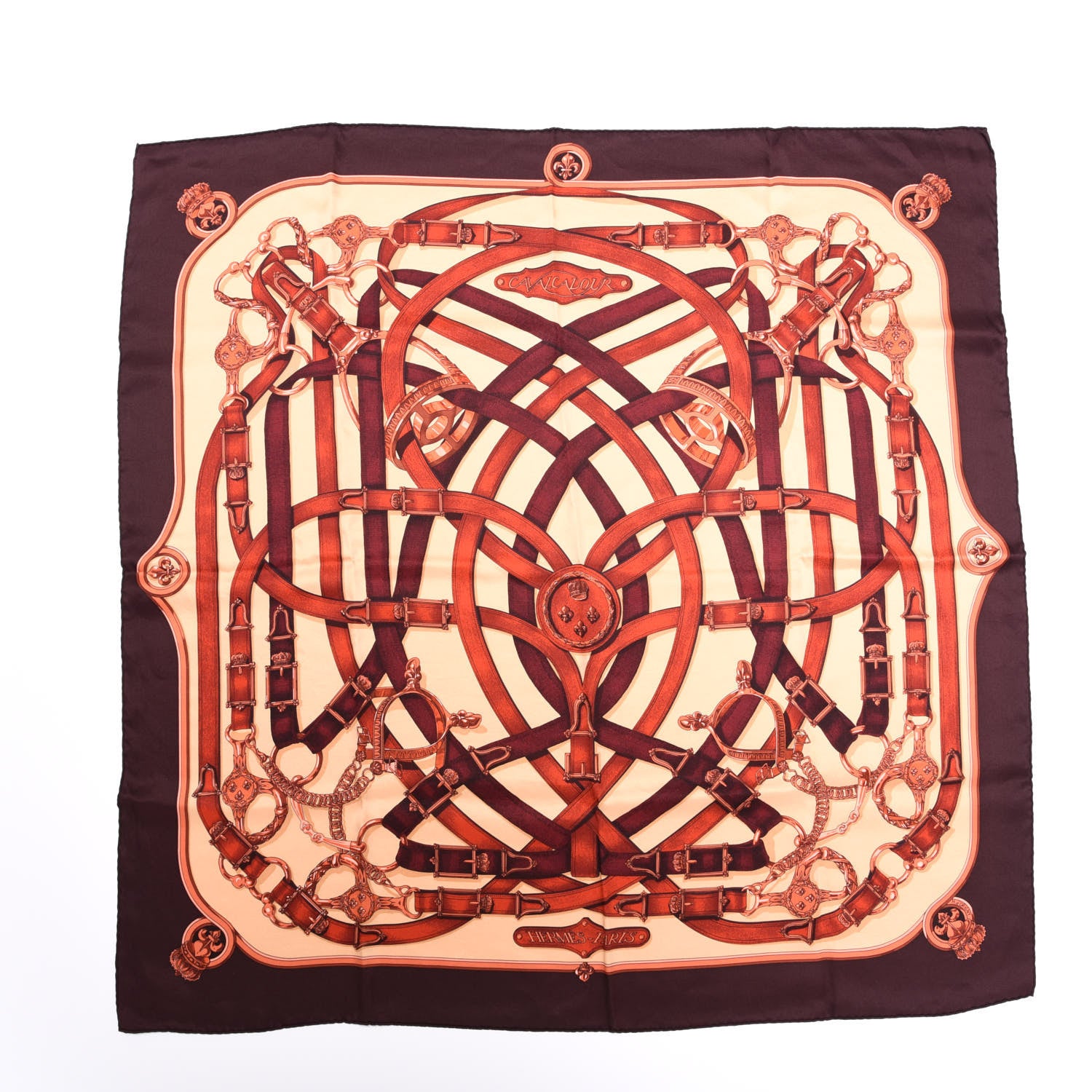 Hermes Silk Cavalcadour Scarf 90 1 of 5