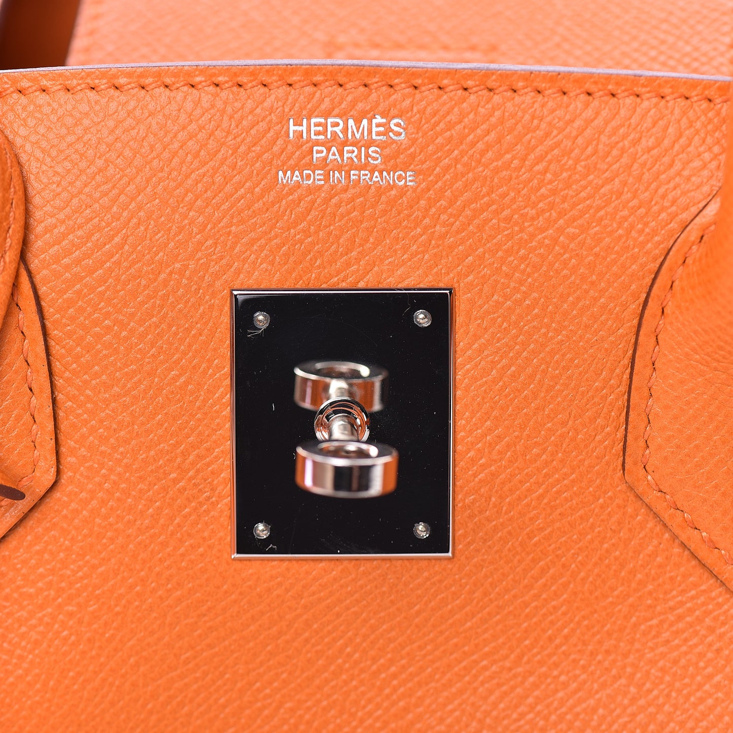 Epsom Birkin 30 Orange