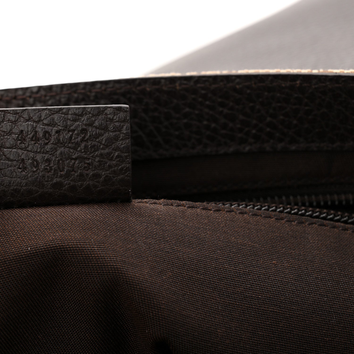 Gucci Monogram Flap Messenger Bag Beige Dark Brown 7 of 10