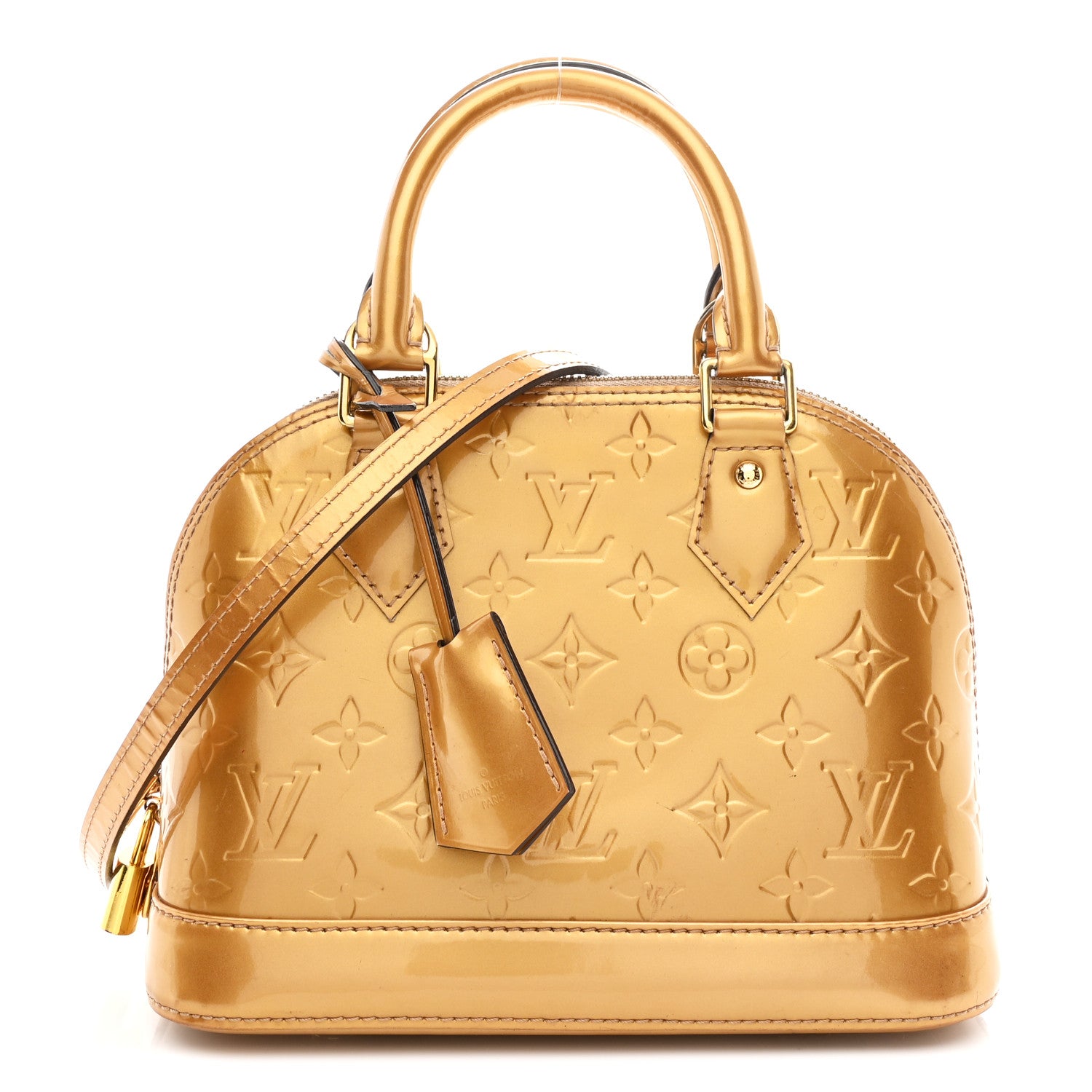 Louis Vuitton Vernis Alma BB Mordore 1 of 10