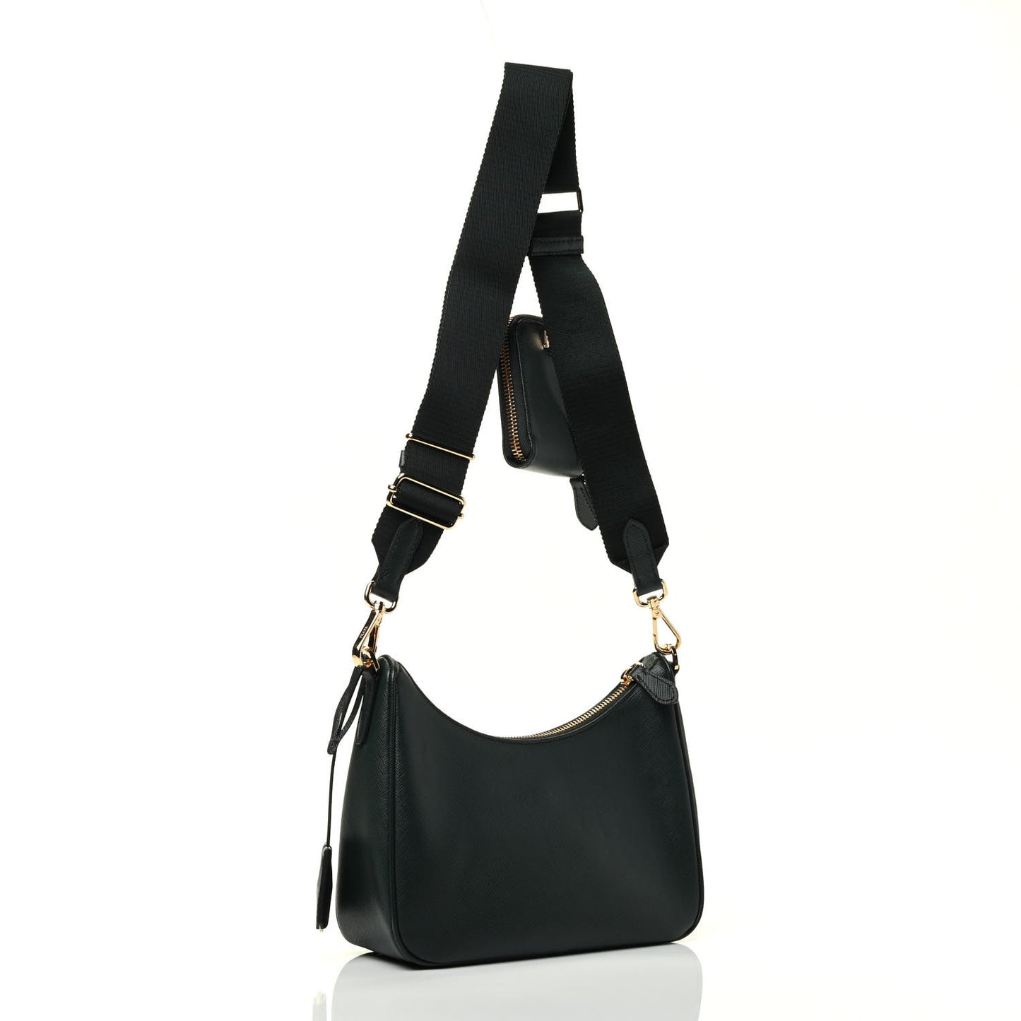 Saffiano Lux Re-Edition 2005 Shoulder Bag Smeraldo