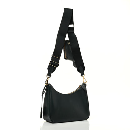 Prada Saffiano Lux Re-Edition 2005 Shoulder Bag Smeraldo 2 of 3