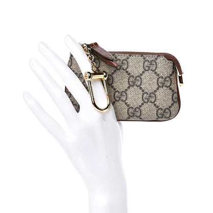 Gucci GG Supreme Monogram Key Case Brown 2 of 9