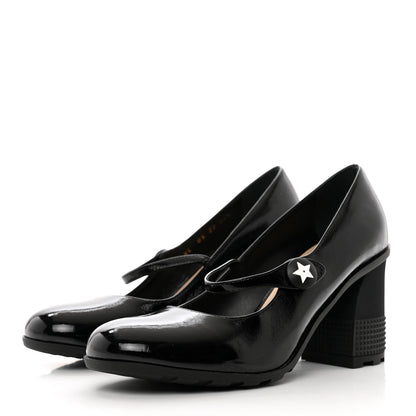 Christian Dior Patent Mary Jane Pumps 36.5 Black 3 of 8