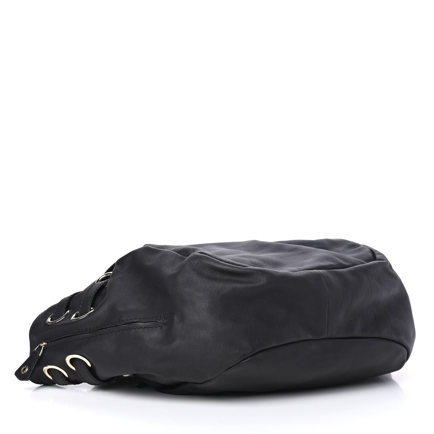 Jimmy Choo Calfskin Riley Ring Tote Black 3 of 4
