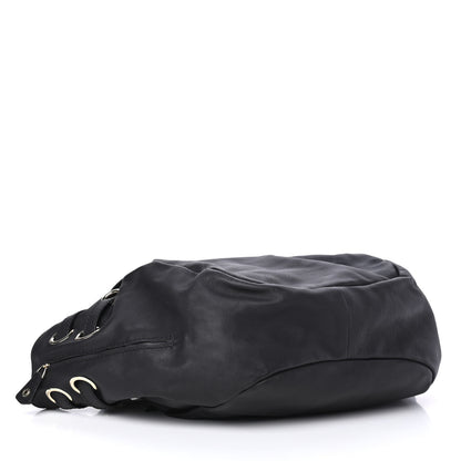 Jimmy Choo Calfskin Riley Ring Tote Black 3 of 4