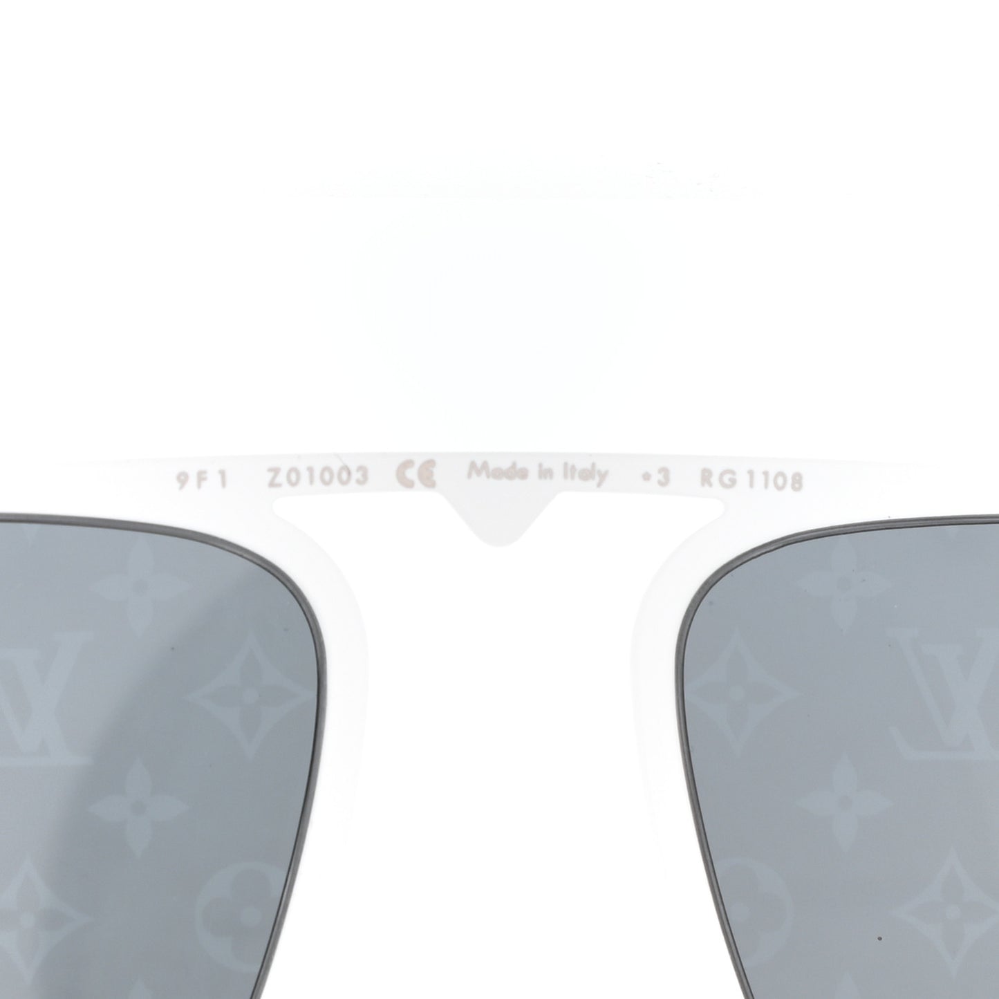 Monogram Satellite Clip-On Lenses White