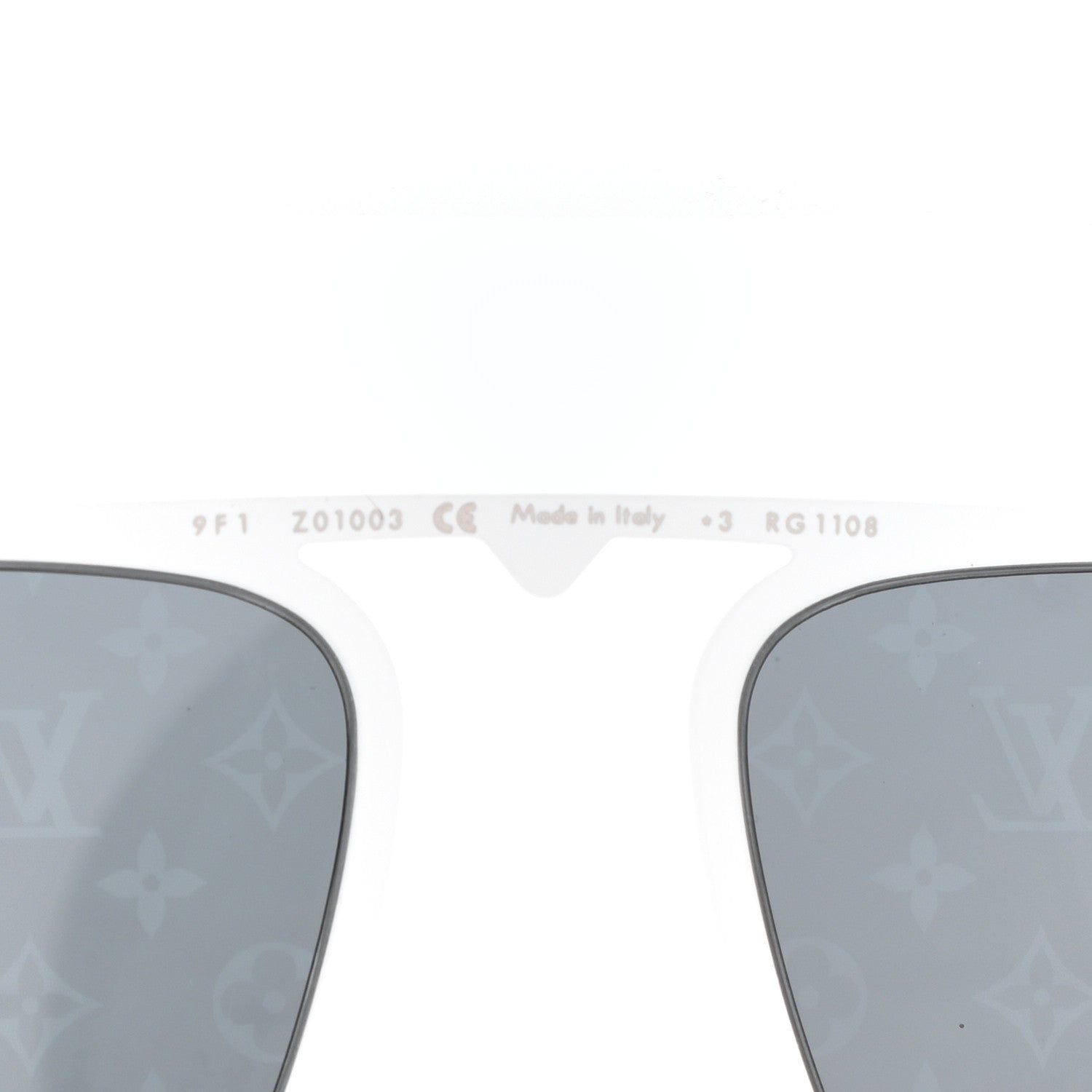 Louis Vuitton Monogram Satellite Clip-On Lenses White 3 of 4