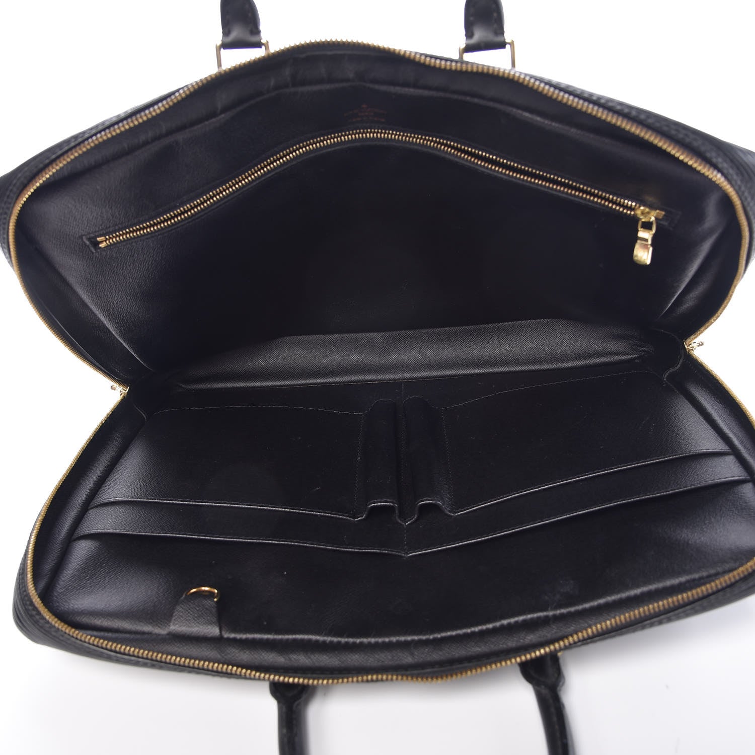 Louis Vuitton Epi Porte-Documents Voyage Briefcase Black 5 of 14