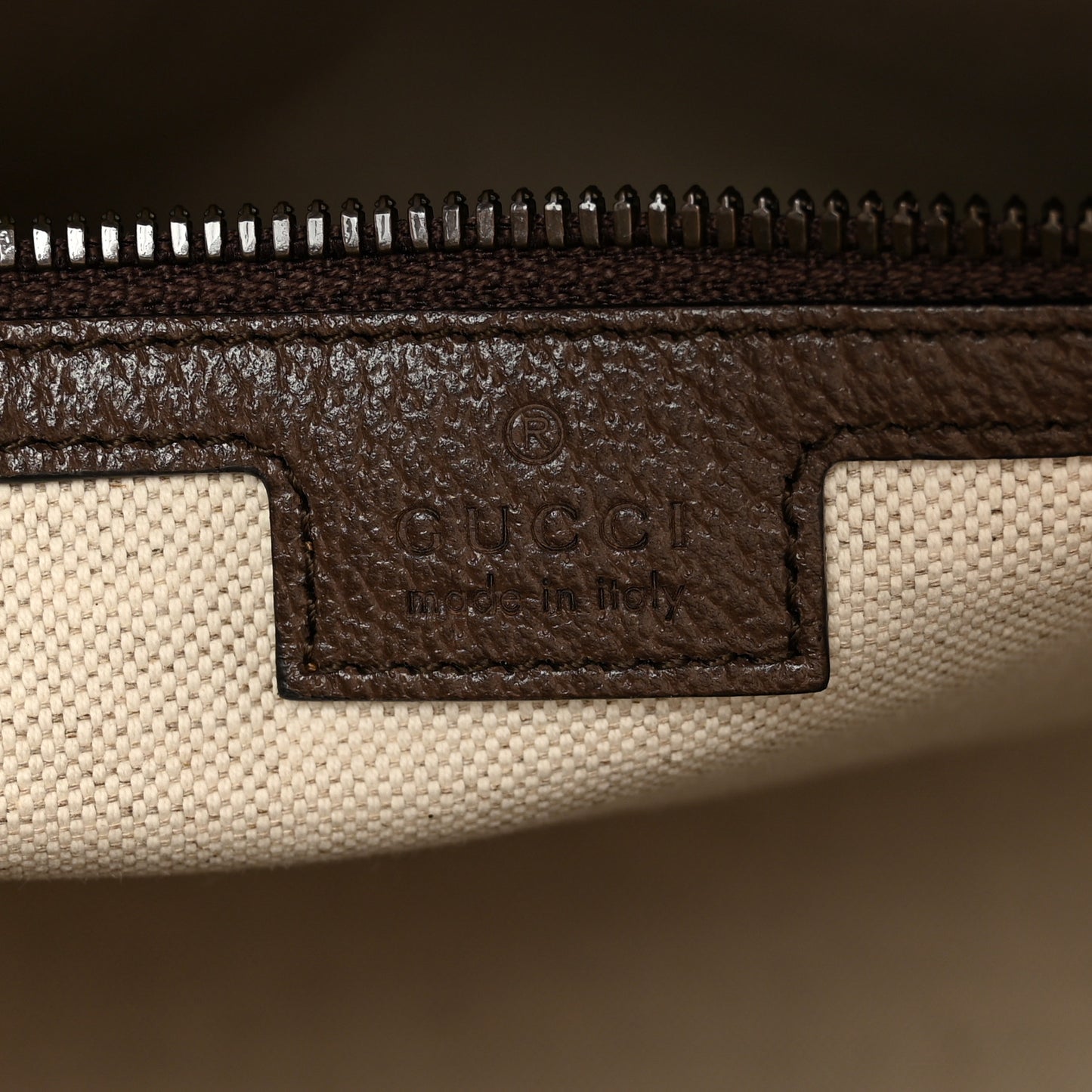 GG Supreme Monogram Textured Dollar Calfskin Web Medium Savoy Duffle Bag Beige Ebony New Acero