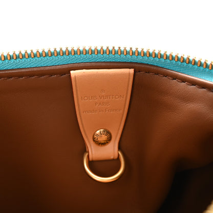Louis Vuitton Calfskin Monogram Speedy P9 Bandouliere 25 Turquoise 7 of 10
