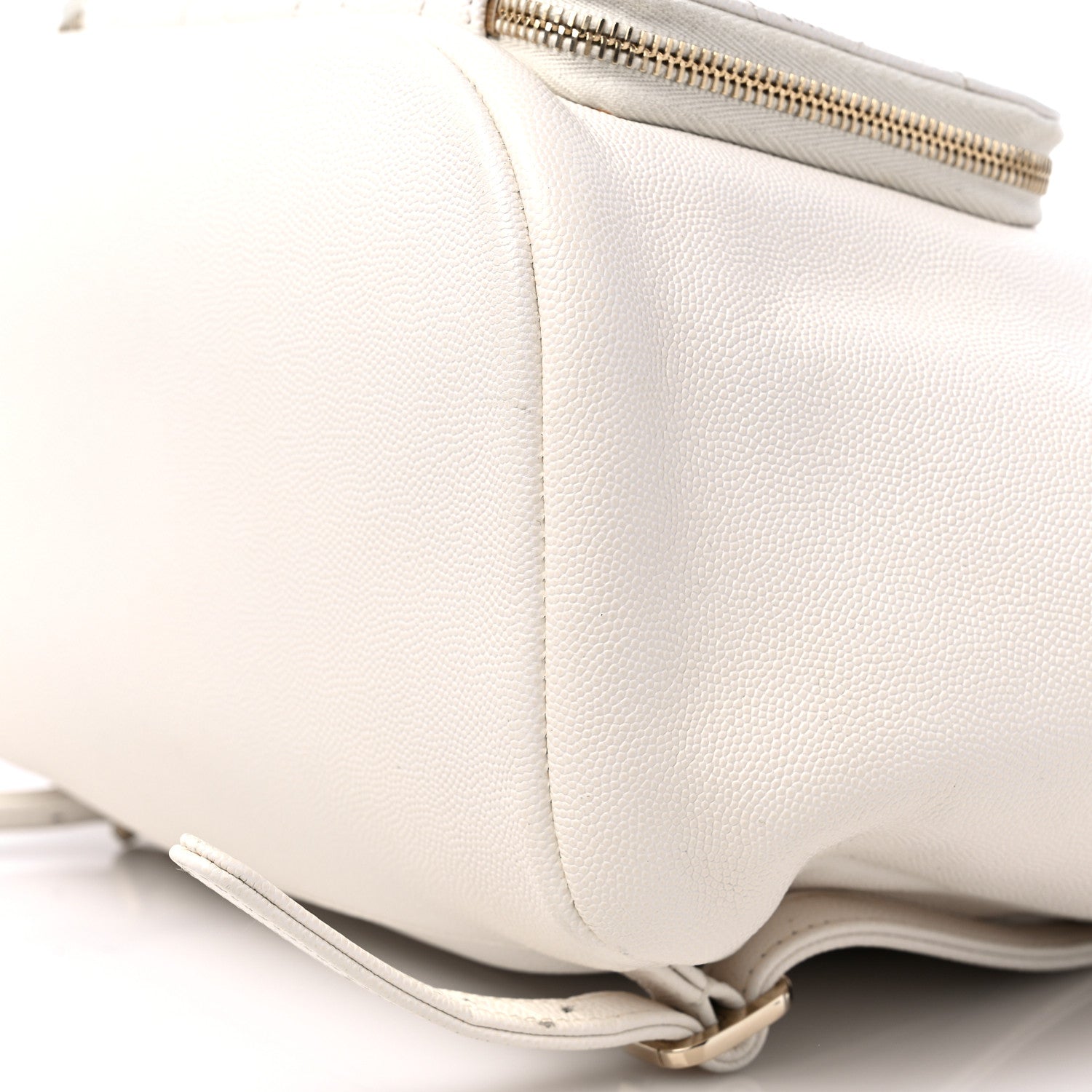 Chanel Caviar Quilted Business Affinity Backpack White 10 of 10