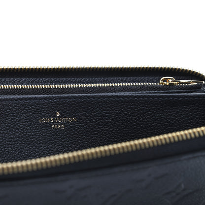 Louis Vuitton Empreinte Zippy Wallet Black 6 of 8
