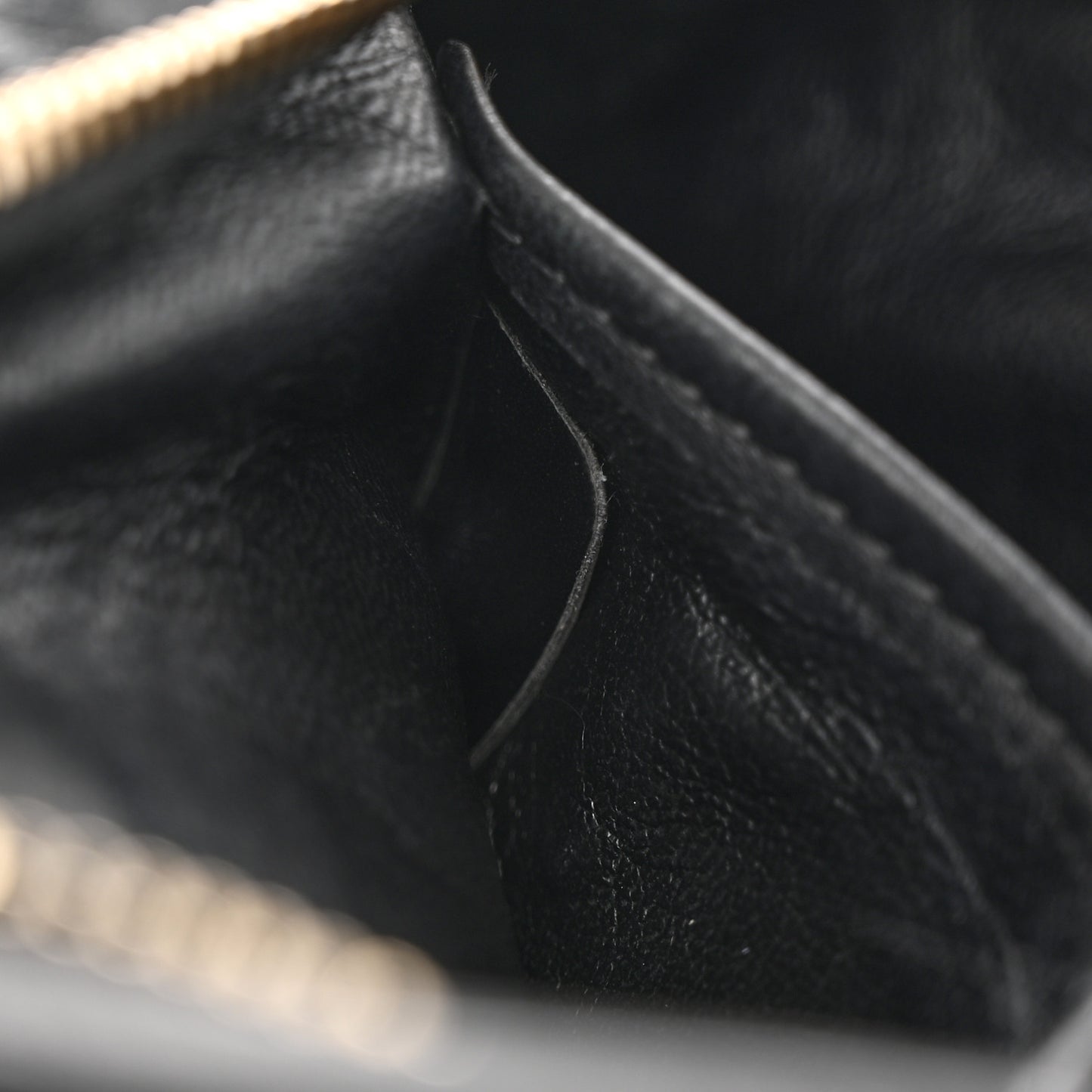 Calfskin Small Logo Go Crossbody Bag Black