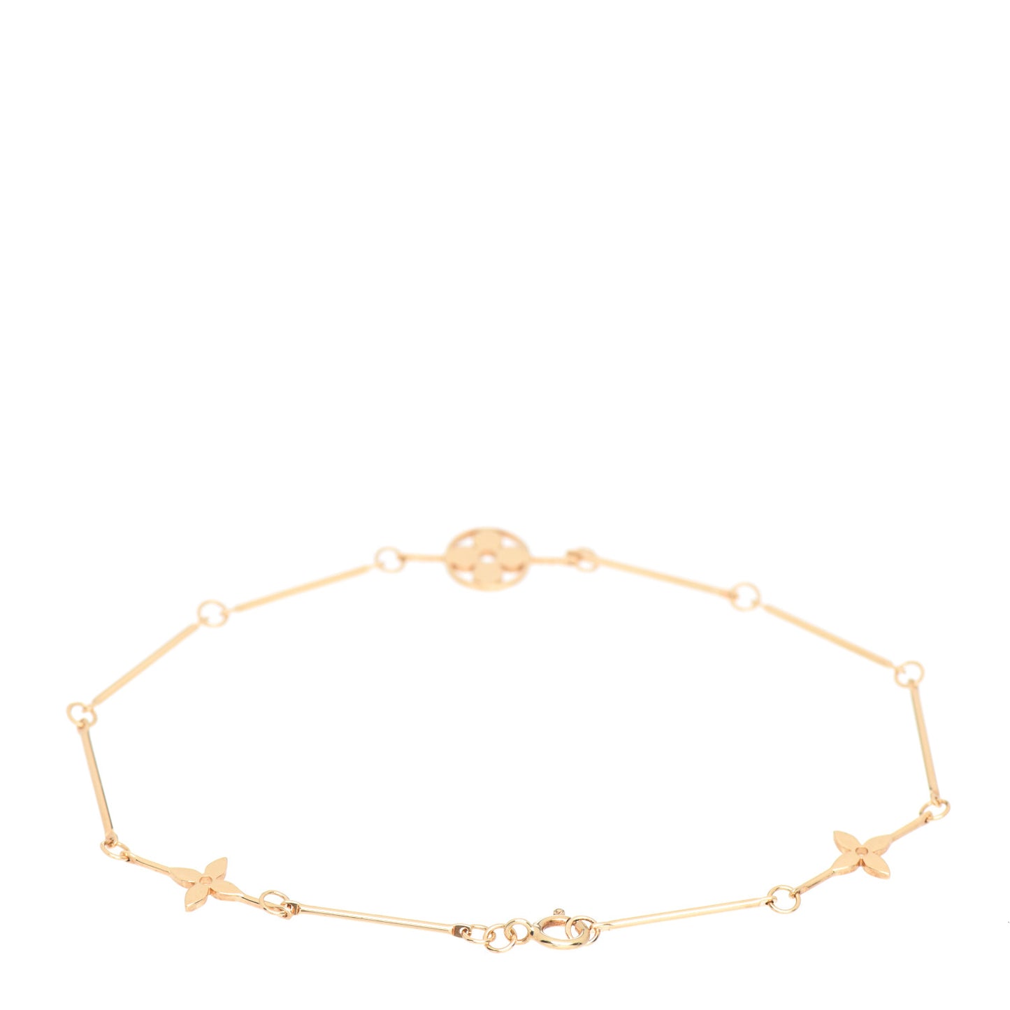 18K Yellow Gold Idylle Blossom Ankle Bracelet