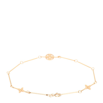 Louis Vuitton 18K Yellow Gold Idylle Blossom Ankle Bracelet 3 of 5