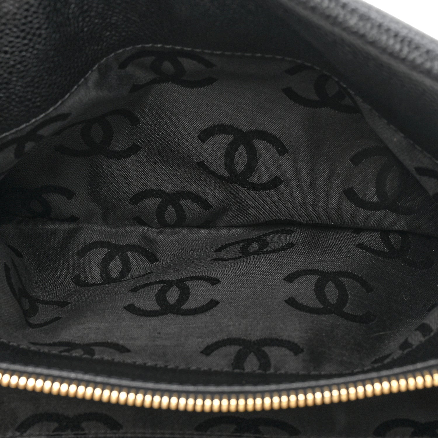Chanel Caviar CC Shoulder Bag Black 5 of 12