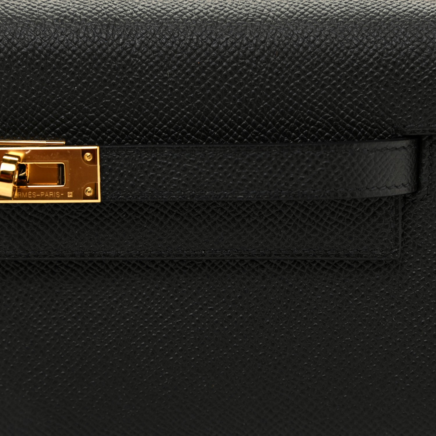 Hermes Epsom Kelly Wallet To Go Black 8 of 14