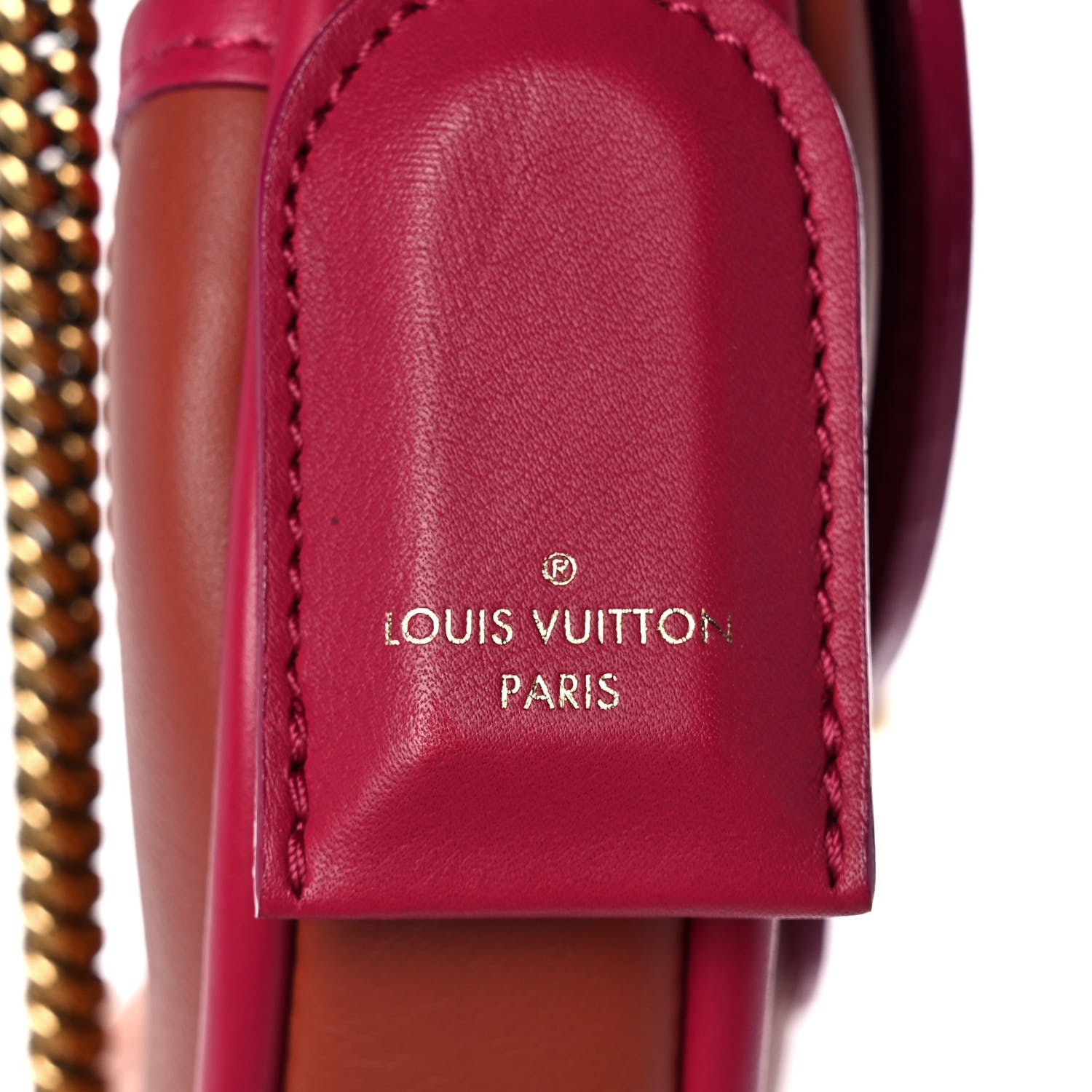 Louis Vuitton Cuir Art Déco Baguette Terre Framboise 7 of 12