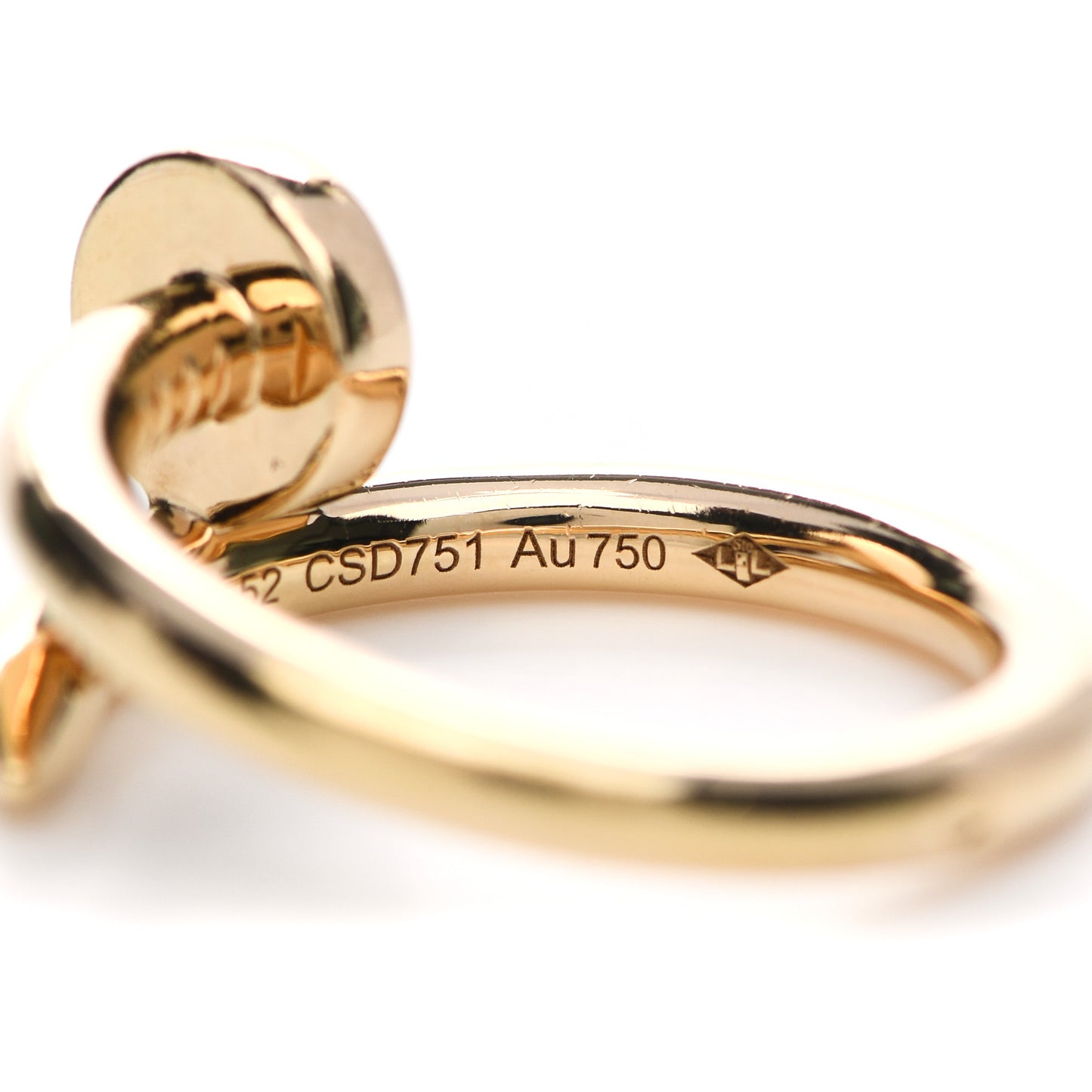 18K Yellow Gold Juste Un Clou Ring 52 6