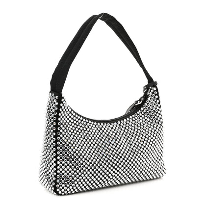Prada Satin Crystal Mini Re-Edition 2000 Bag Cristal 3 of 11