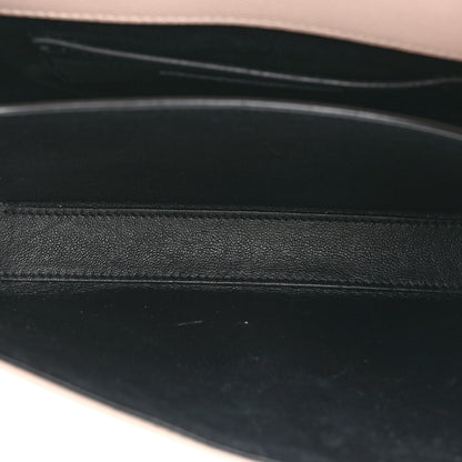 Saint Laurent Grain de Poudre Mini Classic Monogram Cassandra Top Handle Marble Pink 5 of 14