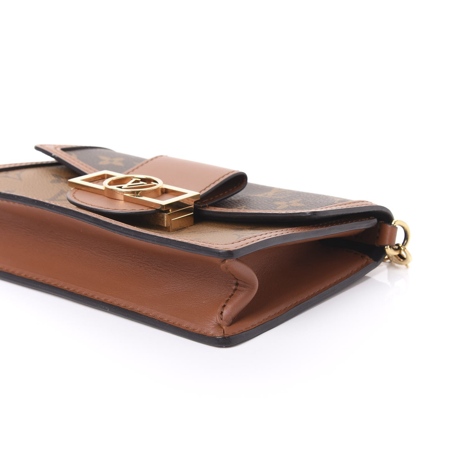 Louis Vuitton Reverse Monogram Dauphine Chain Wallet 6 of 9