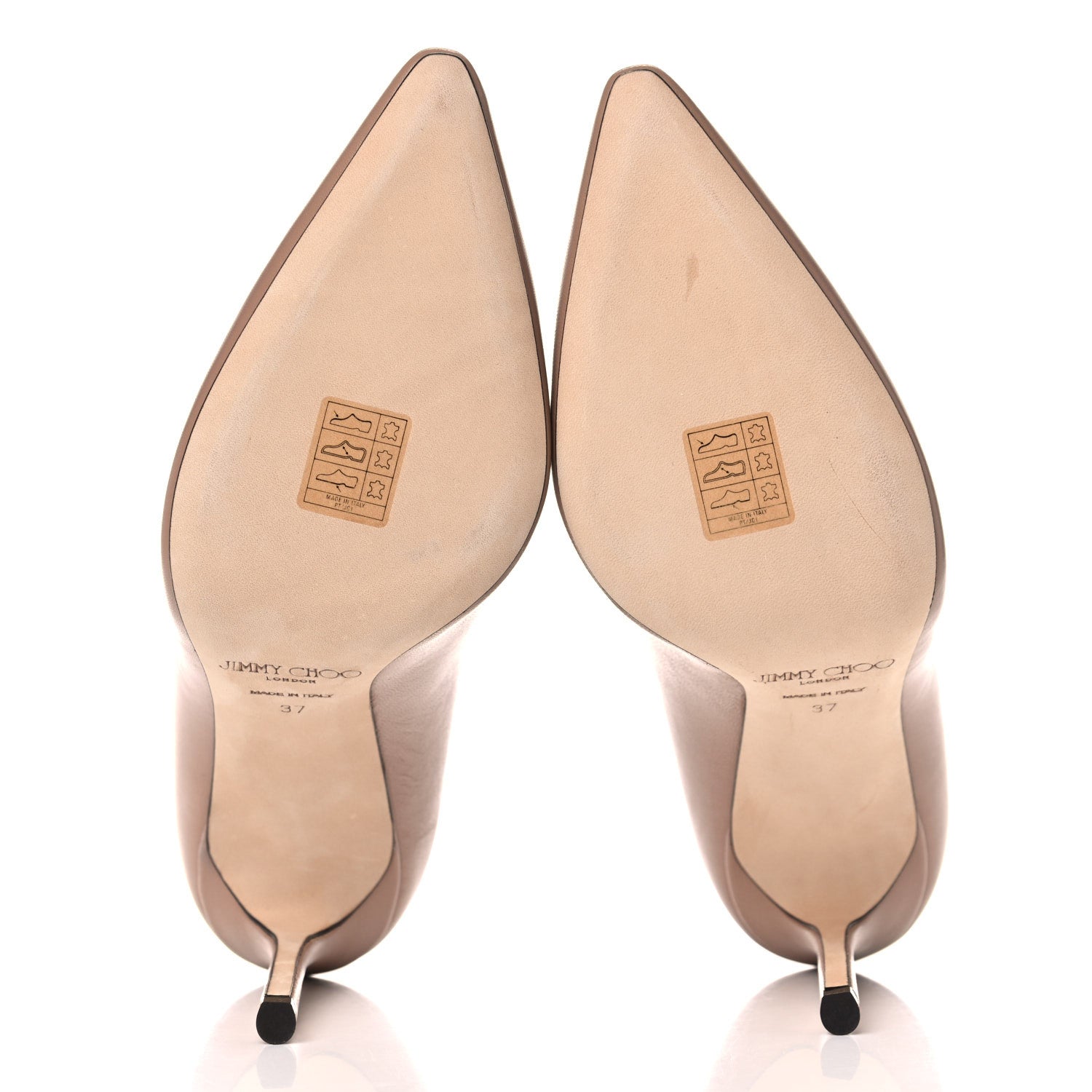 Jimmy Choo Kid Pointy Toe Romy 100 Pumps 37 Ballet Pink 5 of 14
