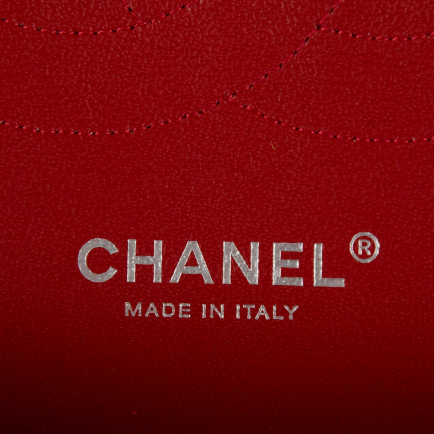 Lambskin Quilted Jumbo Double Flap Red